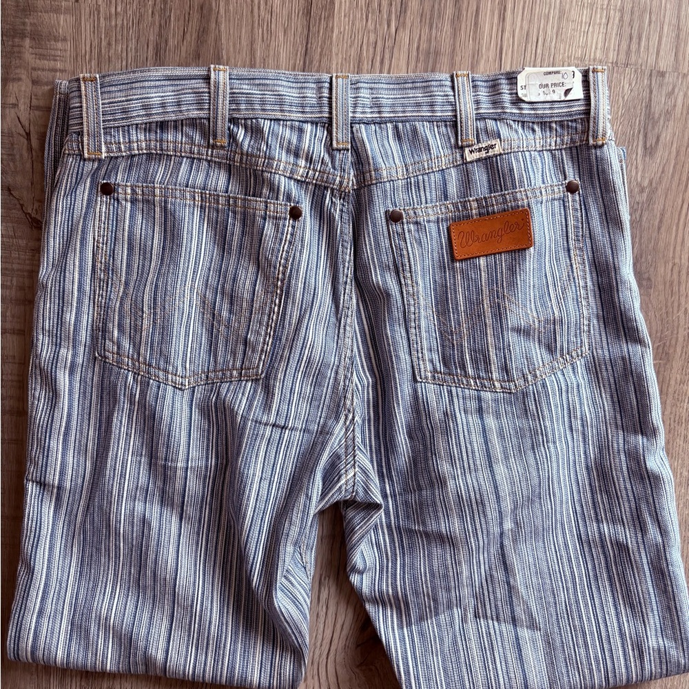 Wrangler Sunset 651 Stripe Mid-Rise Straight Jeans NWT - Picture 15 of 15
